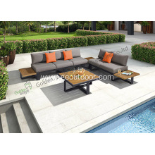 All Aluminum Garden Sofa Patio Furniture